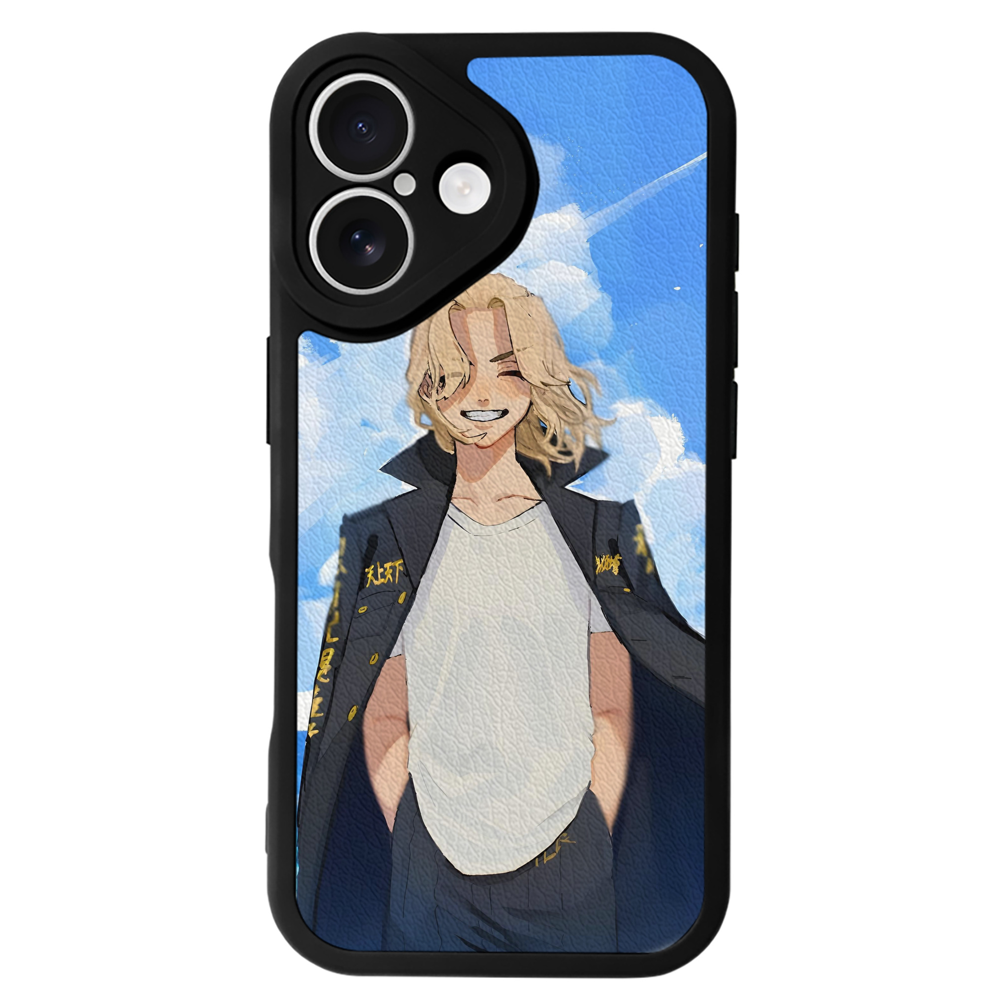 （画像用） 東京リベンジャーズ Tokyo Revengers 【iPhone 16シリーズ対応】シリコンスマホケース（レザー調） 材質：シリコン